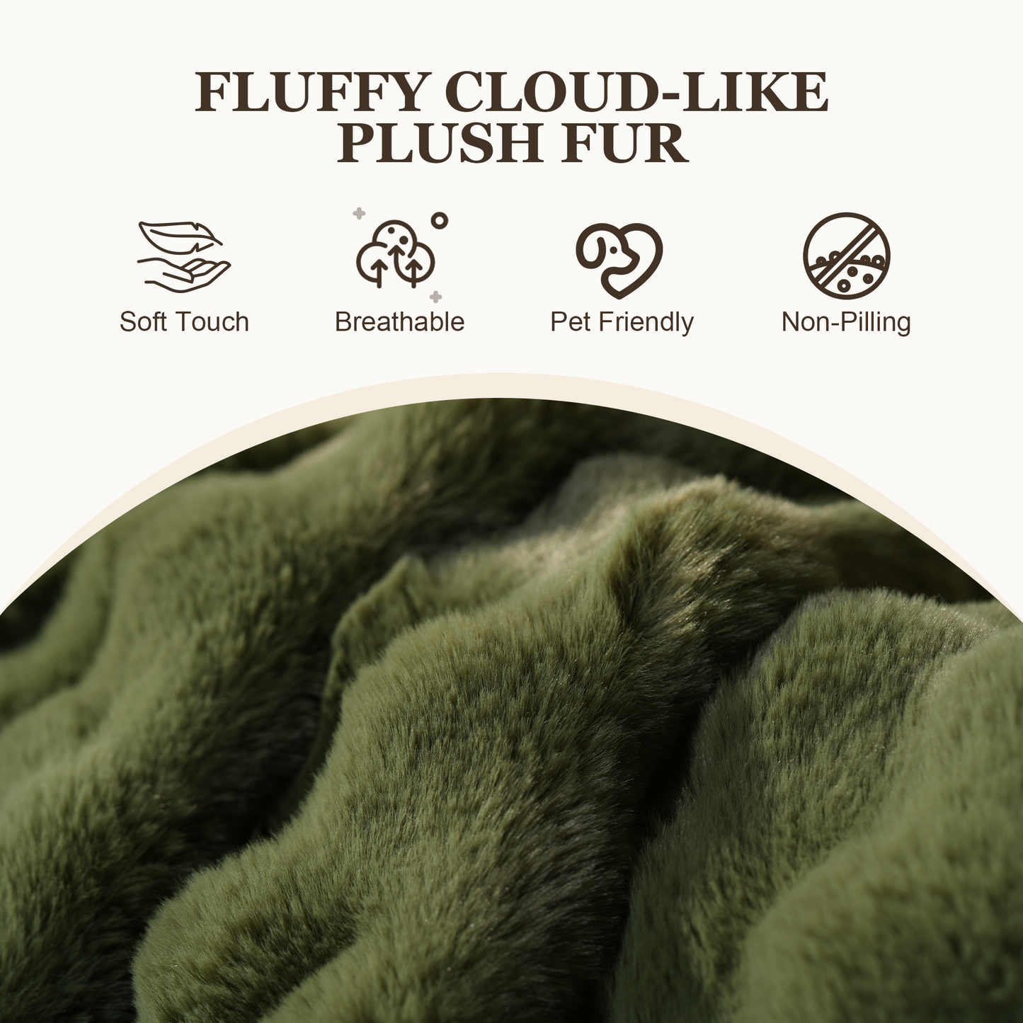 Luxurious Fluffy Faux Fur Bean Bag Couch