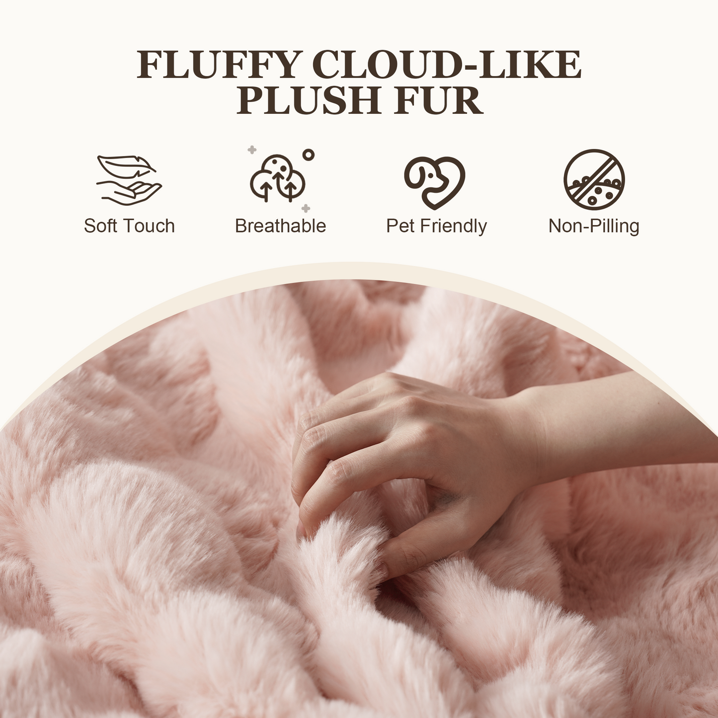 Luxurious Fluffy Faux Fur Bean Bag Couch