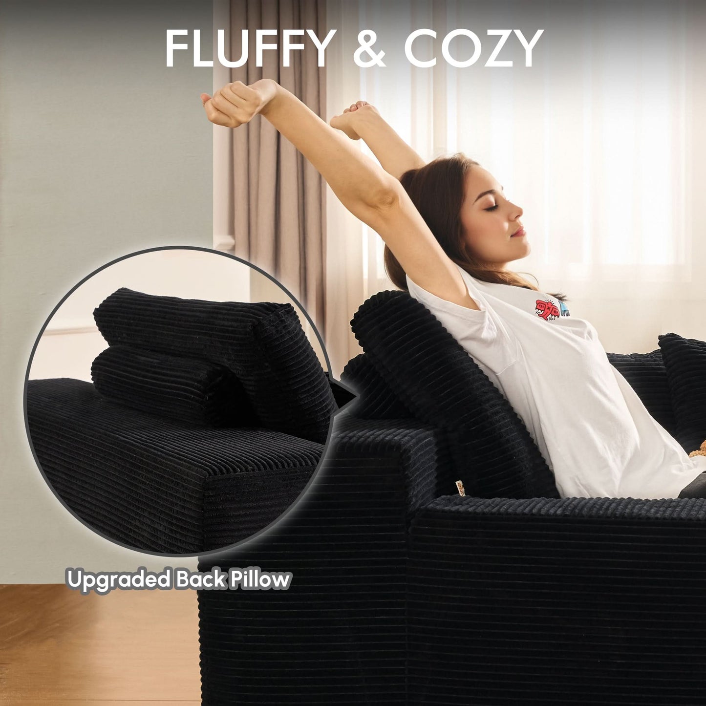 67" Chaise Lounge Chair with Cup Holders