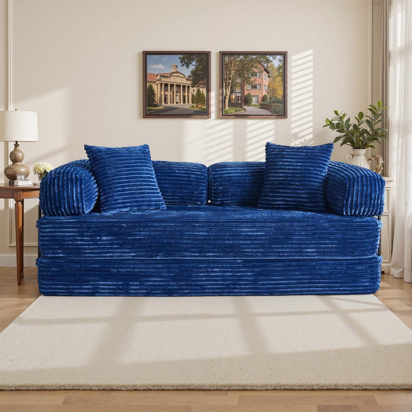 80" Convertible Modular Sofa Bed