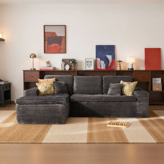 105" Modular Sectional Sofa with Chaise,Deep Seat Cloud Couch, Modern L-Shape